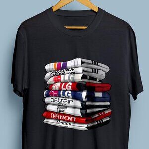 Fulham Football Stack T Craven Cottage Stadium Contemporary shirt retro